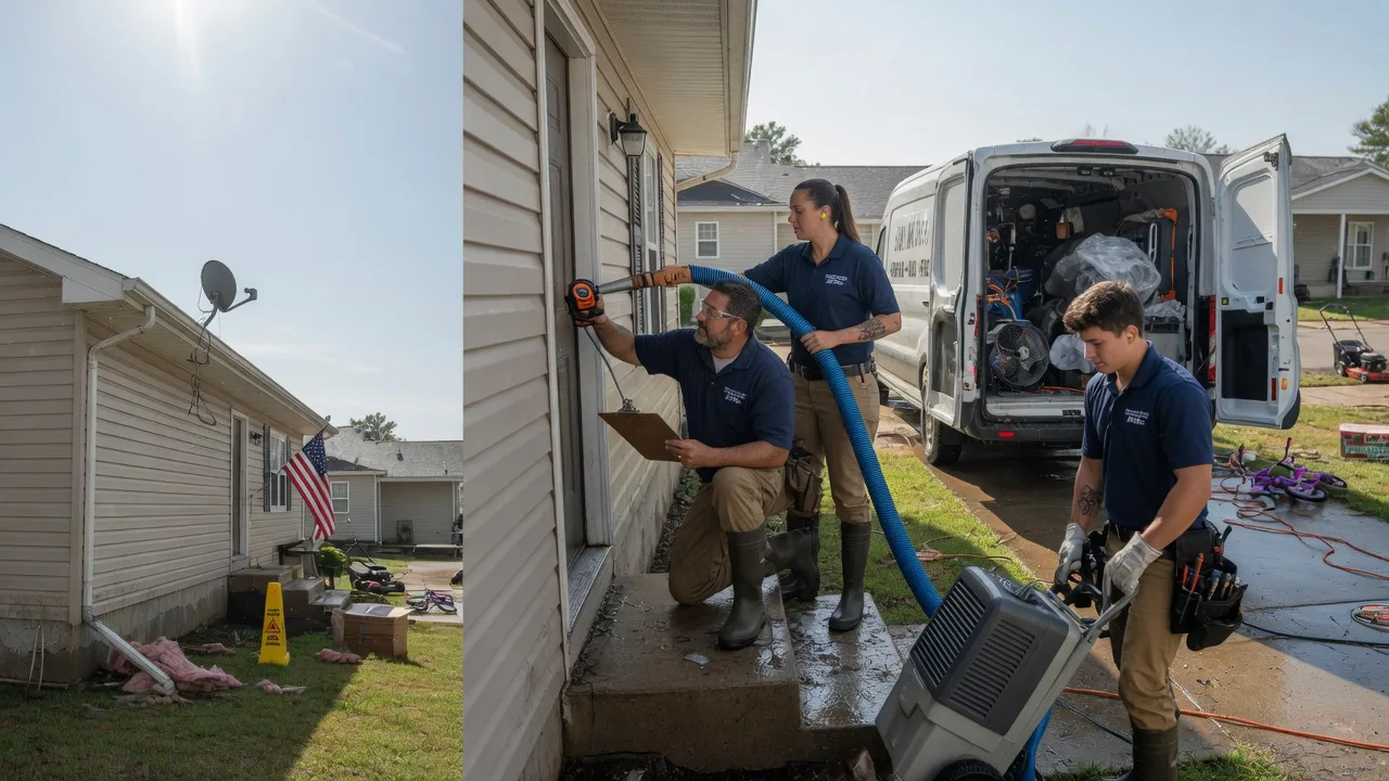 Ceiling Water Damage Restoration in Hellertown, PA near me